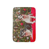 Weihnachten Chihuahuas Badematte (Vorderseite Vertikal)