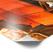 Weihnachten Chihuahuas Fotodruck (Ecke)
