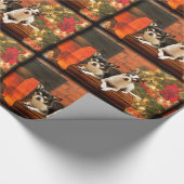 Weihnachten Chihuahuas Geschenkpapier (Ecke)