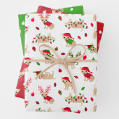 Weihnachten-Chihuahuas Geschenkpapier Set (Beispiel)