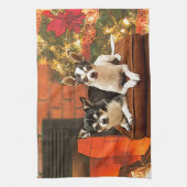 Weihnachten Chihuahuas Handtuch (Vertikal)