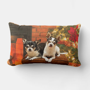 Weihnachten Chihuahuas Lendenkissen