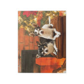 Weihnachten Chihuahuas Notizblock (Rotiert)