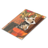Weihnachten Chihuahuas Notizblock (angewinkelt)