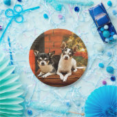 Weihnachten Chihuahuas Pappteller (Party)