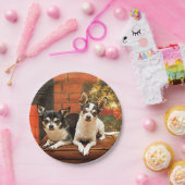 Weihnachten Chihuahuas Pappteller (Party)