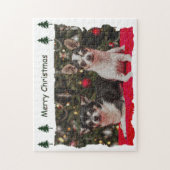 Weihnachten Chihuahuas Puzzle (Vertikal)