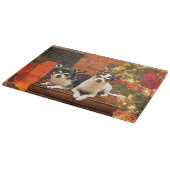 Weihnachten Chihuahuas Schneidebrett (Ecke)