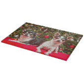 Weihnachten Chihuahuas Schneidebrett (Ecke)