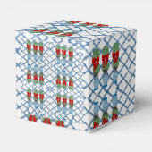 Weihnachten Chinoiserie Bamboo Topiaries Geschenkschachtel (Rückseite)