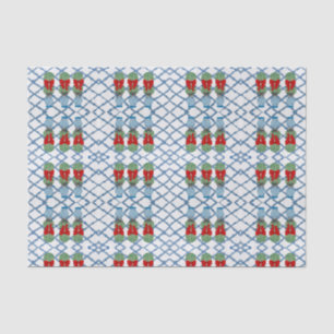 Weihnachten Chinoiserie Bamboo Topiaries Seidenpapier