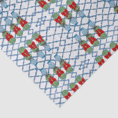 Weihnachten Chinoiserie Bamboo Topiaries Seidenpapier (Ausschnitt)