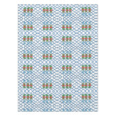 Weihnachten Chinoiserie Bamboo Topiaries Tischdecke (Vorderseite)