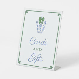 Weihnachten Chinoiserie Kinderduschkarten und Gesc Sockelschild