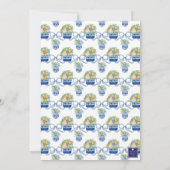 Weihnachten Chinoiserie Mandarins Party Einladung (Rückseite)