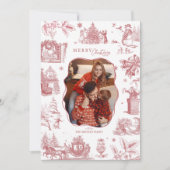 Weihnachten Chinoiserie Toile Foto (Vorderseite)