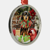 Weihnachten - Chiweenie - Titus Ornament Aus Metall (Rechts)