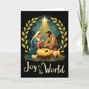 Weihnachten Christi Geburt Jesu Freude Zu Karte