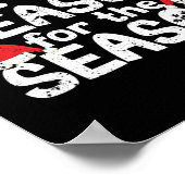 Weihnachten Christlich Jesus ist der Grund Poster (Ecke)