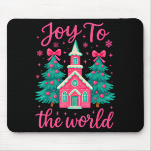 Weihnachten Christliche Kippfigur Freude Für Die W Mousepad