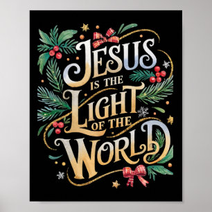 Weihnachten Christliche Kippfiguren Geschenke Jesu Poster