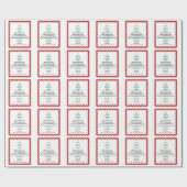 Weihnachten Christlicher Glaube Jesus Religiöse Geschenkpapier (Flach)