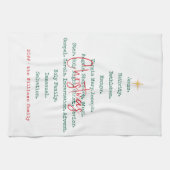 Weihnachten Christlicher Glaube Jesus Religiöse Geschirrtuch (Horizontal)