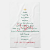 Weihnachten Christlicher Glaube Jesus Religiöse Geschirrtuch (Vertikal)