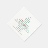 Weihnachten Christlicher Glaube Jesus Religiöse Serviette (Ecke)