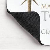 Weihnachten - Christlicher Glaubenstern: Geburt un Mousepad (Ecke)