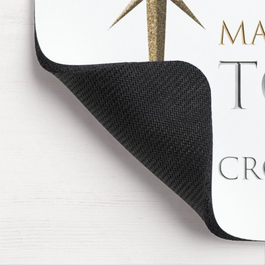 Weihnachten - Christlicher Glaubenstern: Geburt un Mousepad (Ecke)