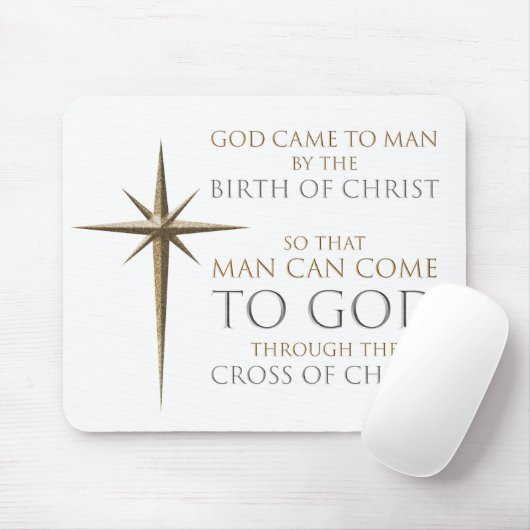 Weihnachten - Christlicher Glaubenstern: Geburt un Mousepad (Mit Mouse)