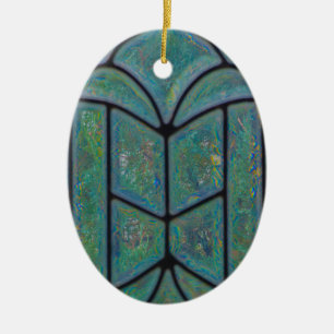 Weihnachten Christlicher Ruhm zu Gott Fenster Keramik Ornament