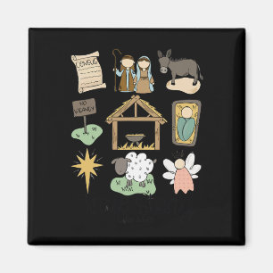 Weihnachten Christliches Christmas Xmas Shirt Wahr Magnet