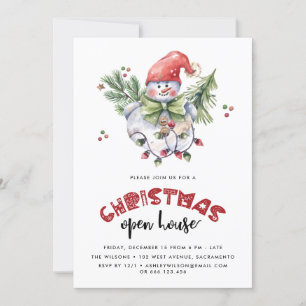Weihnachten   Christmas Open House Einladung