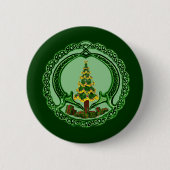 Weihnachten Claddagh Button (Vorderseite)