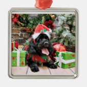 Weihnachten - Cockapoo - Jack Ornament Aus Metall (Vorne)
