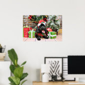 Weihnachten - Cockapoo - Jack Poster (Heimbüro)