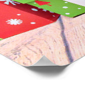 Weihnachten - Cockapoo - Jack Poster (Ecke)