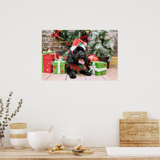 Weihnachten - Cockapoo - Jack Poster (Küche)