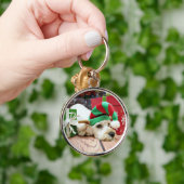 Weihnachten - Cockapoo - kc Schlüsselanhänger (Hand)