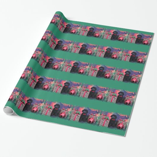 Weihnachten - Cockapoo - maximal Geschenkpapier (Ungerollt)