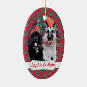 Weihnachten - Cockapoo Sophie - Reba Schäfer Keramikornament (Rechts)