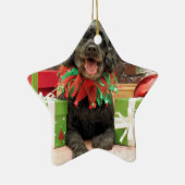 Weihnachten - Cockapoo - Trumbo Keramikornament (Rechts)