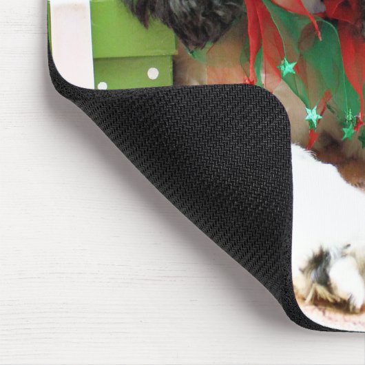 Weihnachten - Cocker spaniel - Laci Mousepad (Ecke)