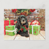 Weihnachten - Cocker spaniel - Lilie (Vorderseite)