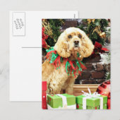 Weihnachten - Cocker Spaniel - Maggie (Vorne/Hinten)