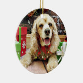 Weihnachten - Cocker spaniel - Mollie Keramikornament (Rechts)