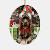 Weihnachten - Cocker spaniel - Zoe Keramikornament (Rechts)