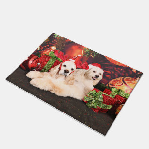 Weihnachten - Cockerspaniel - Toby, Havanese - Fußmatte